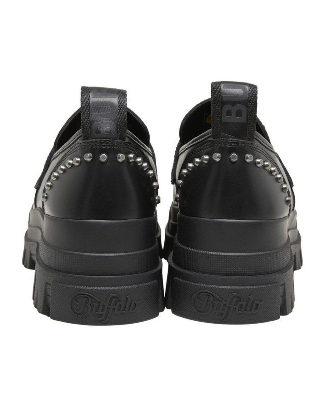 Buffalo Black Aspha Loafer Stud
