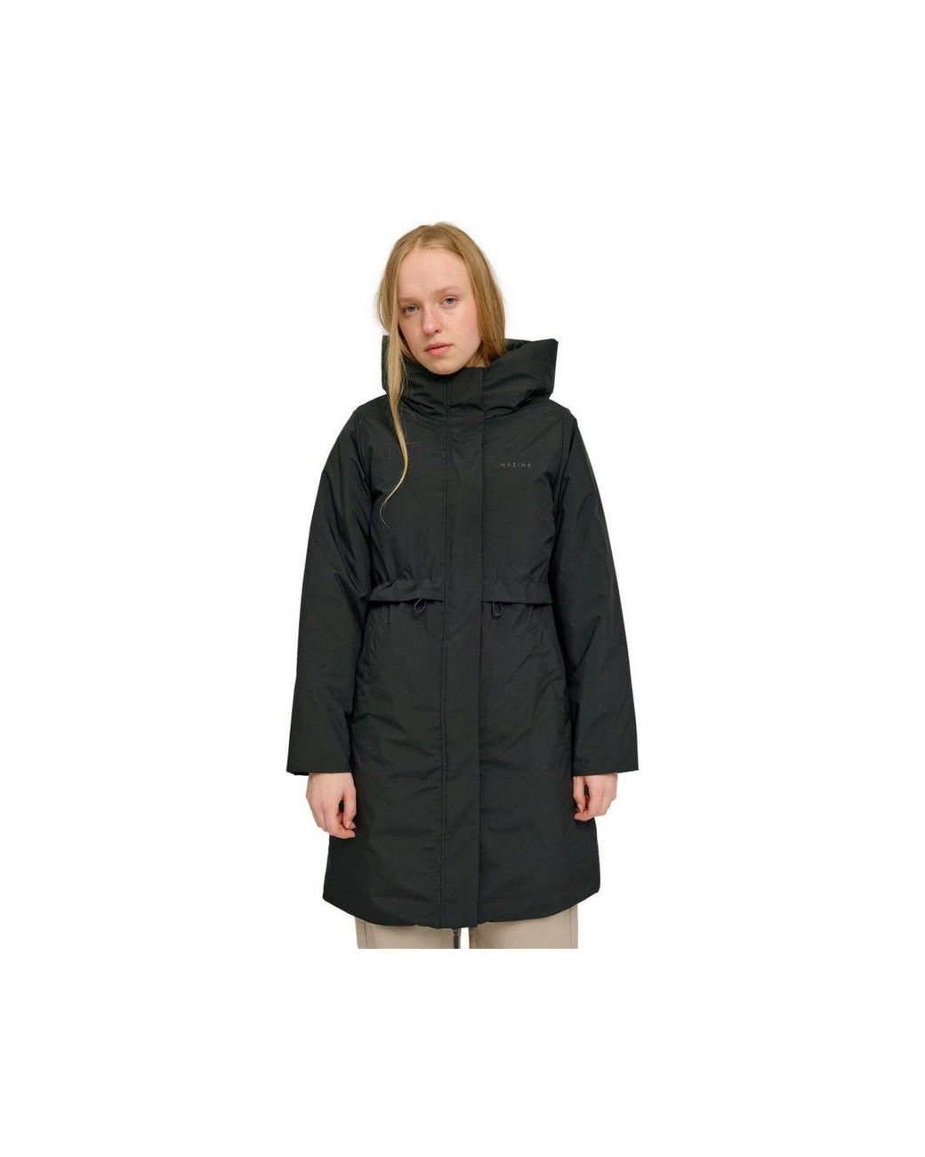 Mazine Black Parka Basic Padded Parka