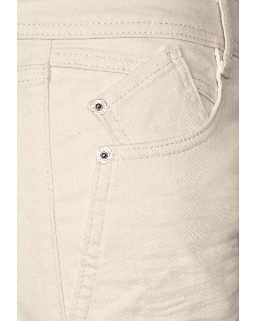 Street One Comfort-fit-Jeans mit Wide Legs in Weiß | Lyst DE | Weite Jeans