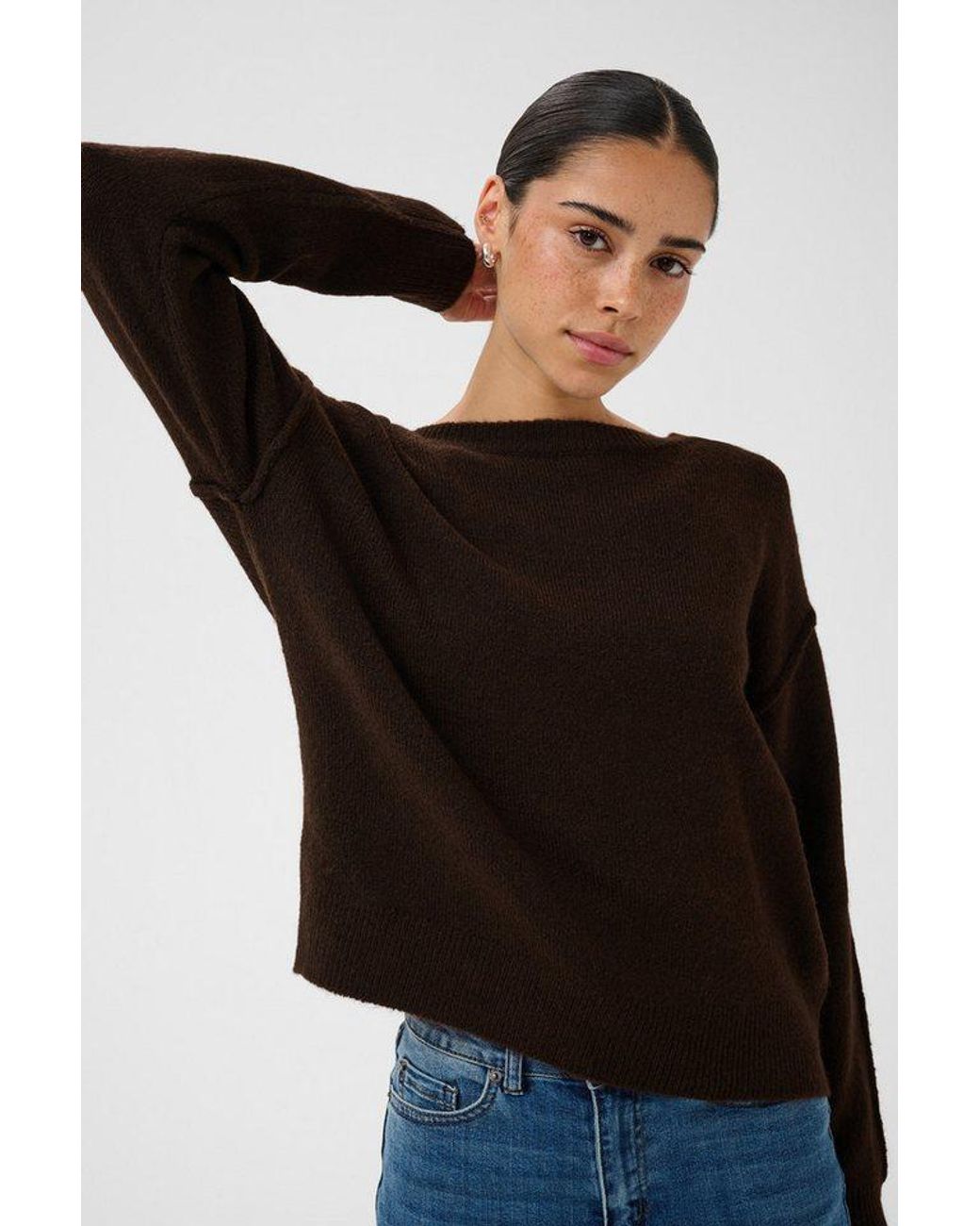 Kaffe Black Strickpullover Strickpullover Kairis