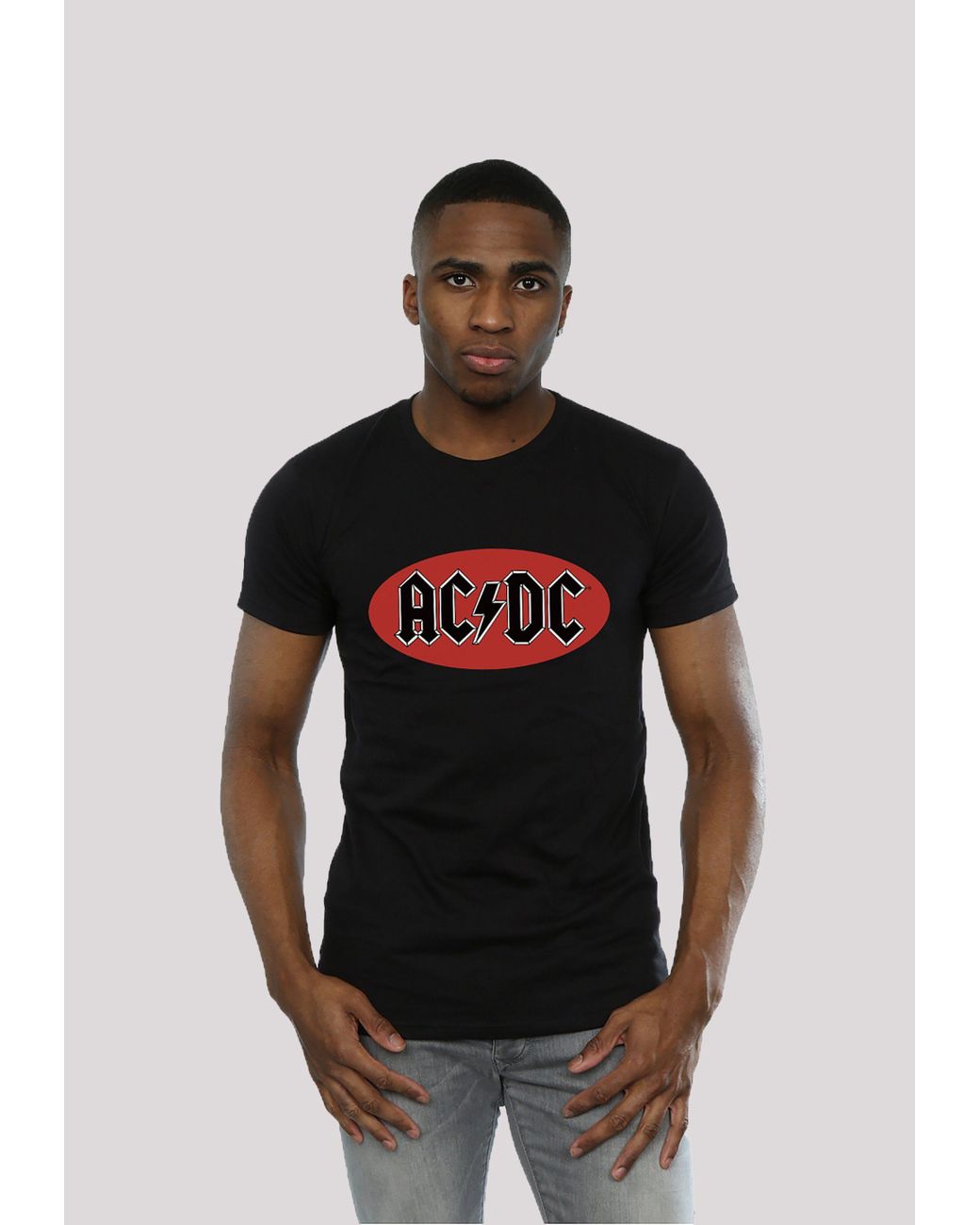 F4NT4STIC T-Shirt ACDC Red Circle Logo für Kinder & Print in Schwarz für  Herren | Lyst DE