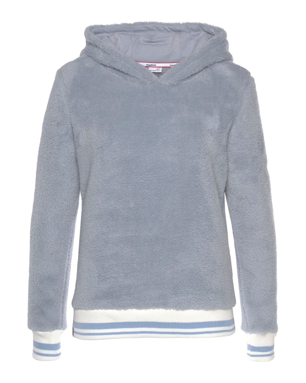 aus kuscheligweichen | Sweater Kangaroos in (Packung) Teddy-Fleece DE Lyst Grau