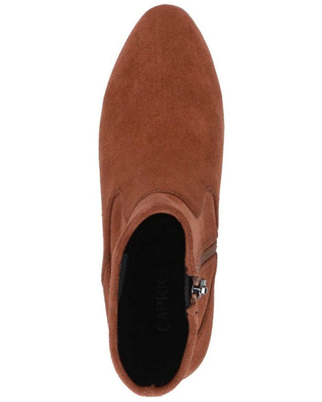 Caprice Brown Stiefelette Veloursleder Stiefelette