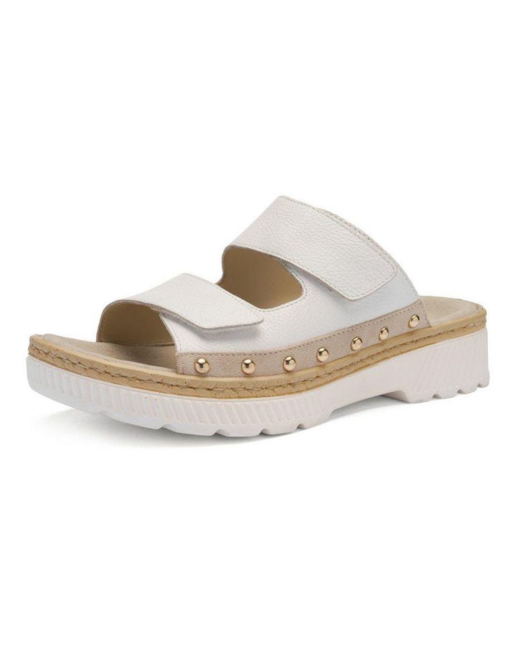 Ara White Pantolette Capri Pantolette
