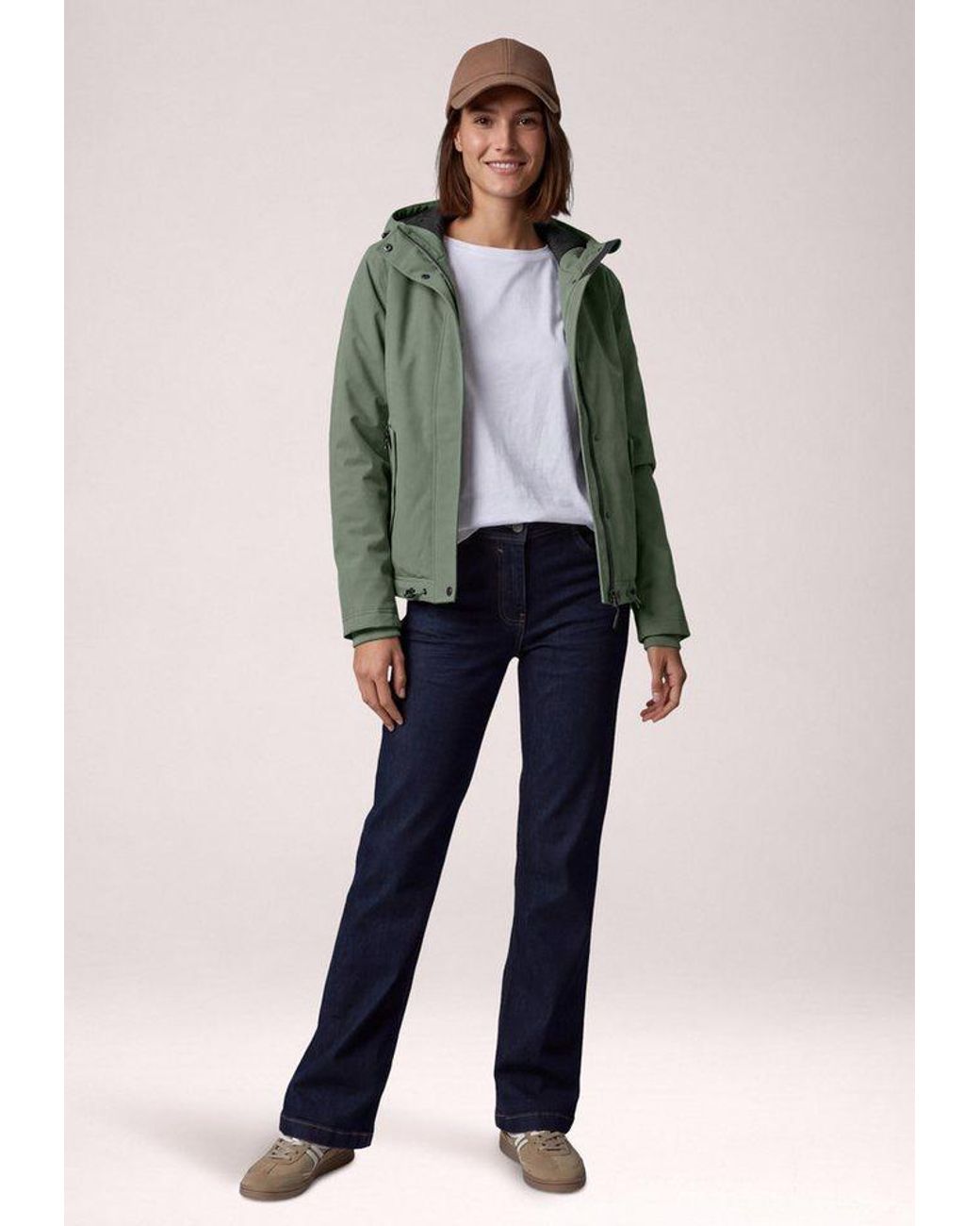 Cecil Green Softshelljacke Mit Kapuze