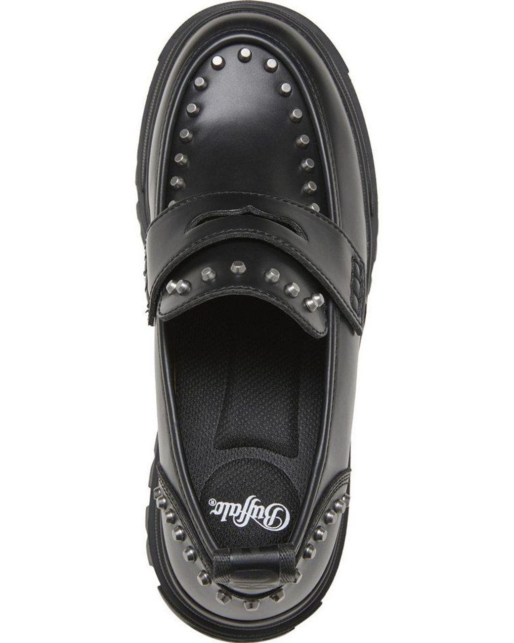 Buffalo Black Aspha Loafer Stud