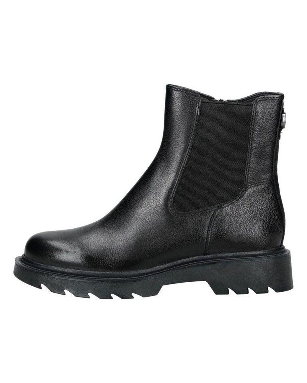 Tamaris Black Stiefelette Leder/Textil Stiefelette