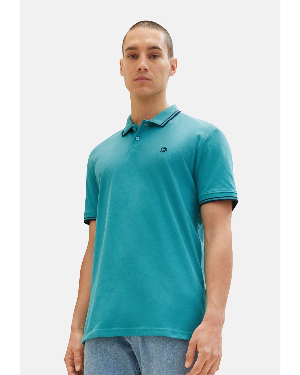 Tom Tailor Poloshirt Kurzarmshirt mit Polokragen (1-tlg) in Blau für Herren  | Lyst DE