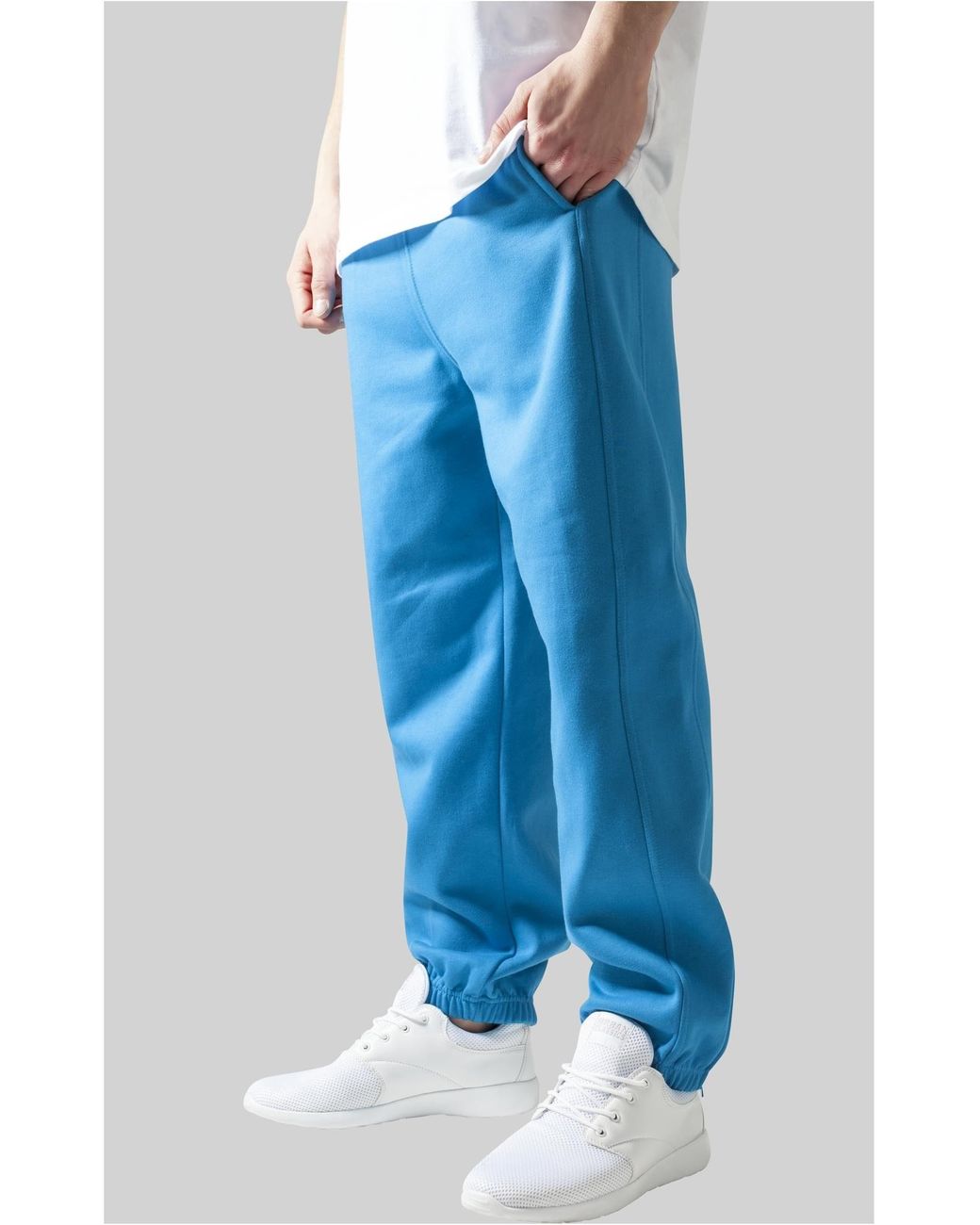 Urban Classics Stoffhose Sweatpants (1-tlg) in Blau für Herren | Lyst DE