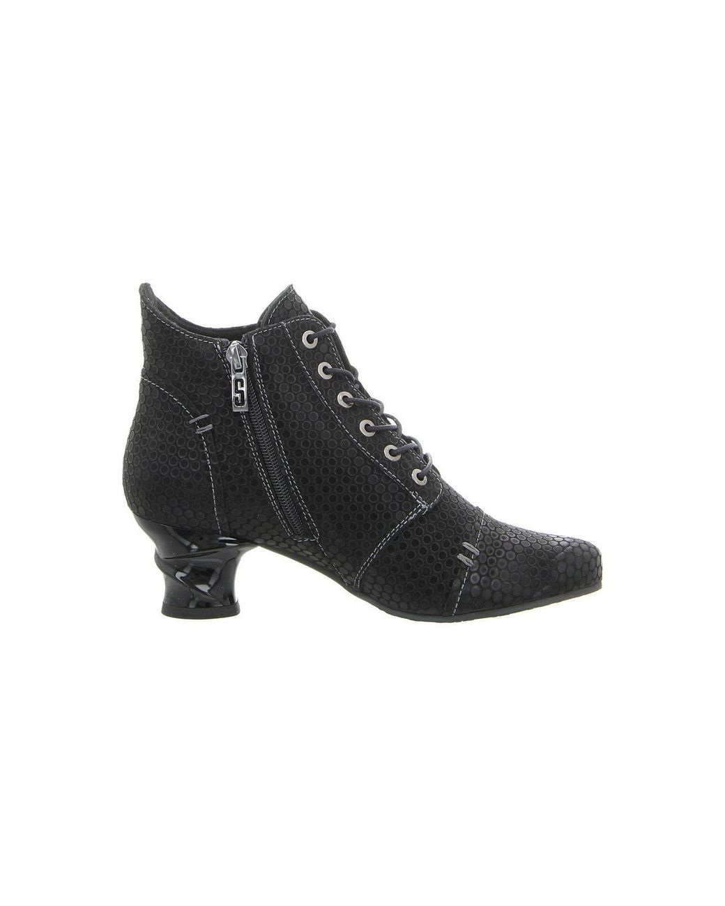 Simen Black Schnürstiefelette