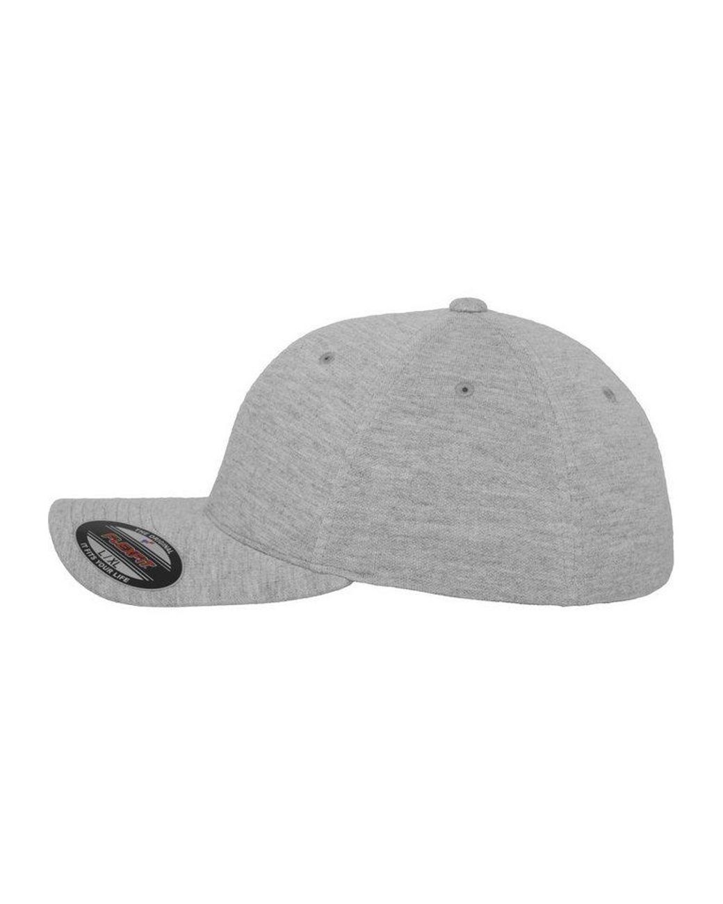 Flexfit Gray Flex Cap Double Jersey