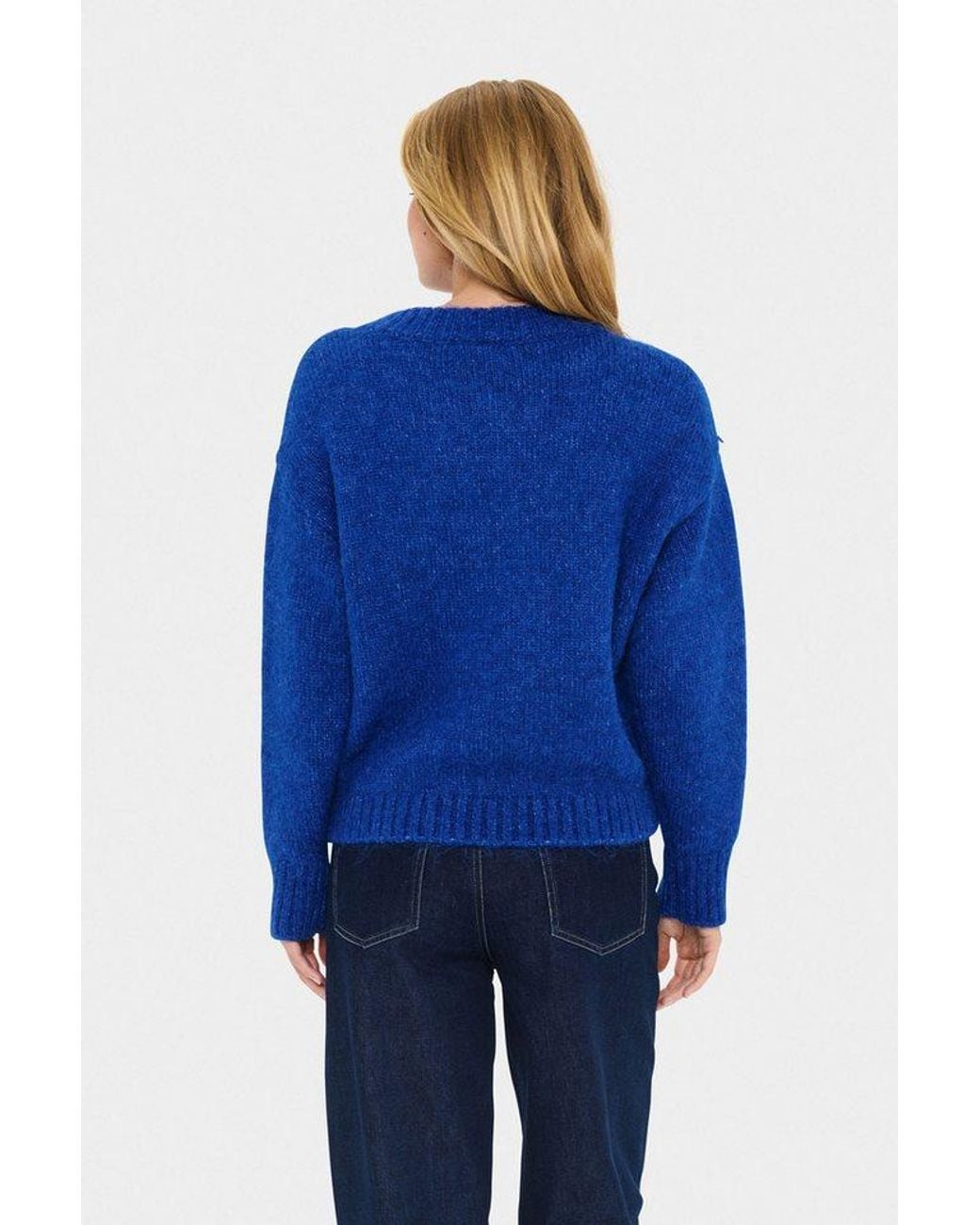 Saint Tropez Blue Strickpullover Strickpullover Maisaliasz