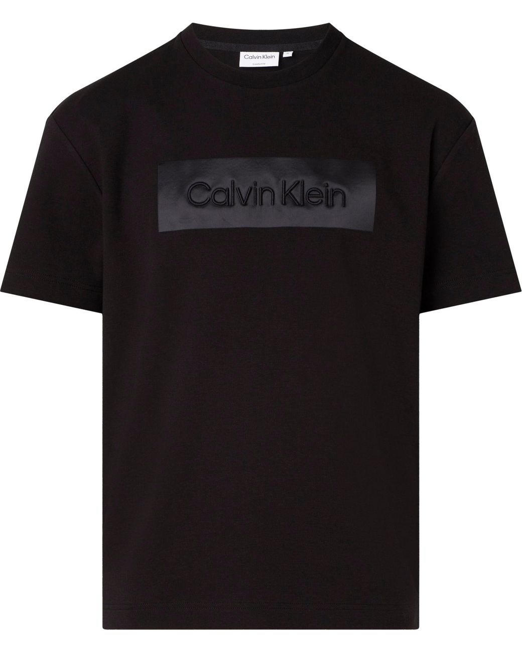 Calvin Klein BT-EMBROIDERED COMFORT T-SHIRT mit Logodruck in Schwarz für  Herren | Lyst DE