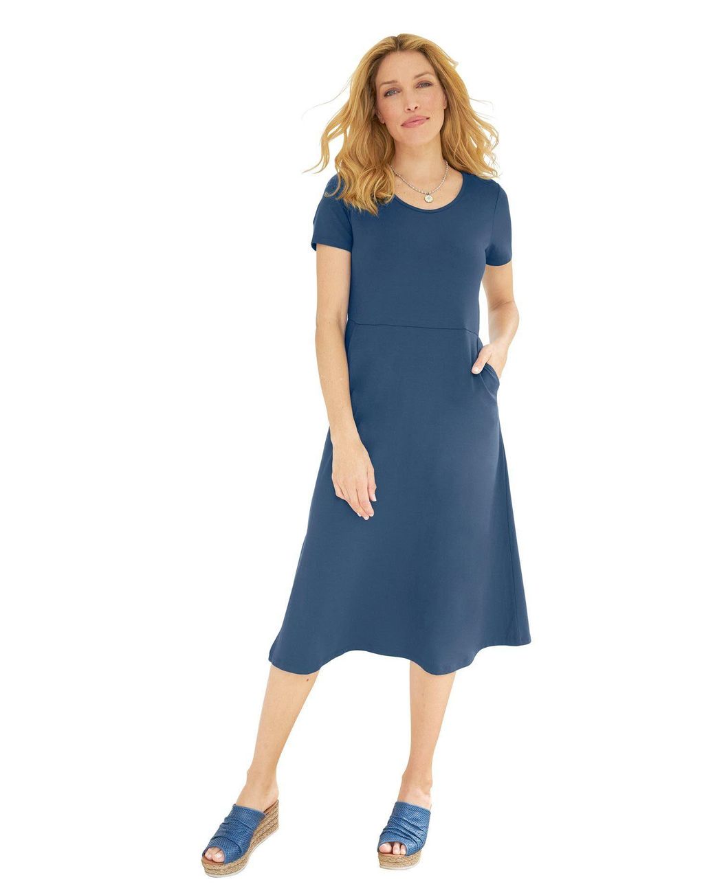 heine Jerseykleid Jersey-Kleid in Blau | Lyst DE