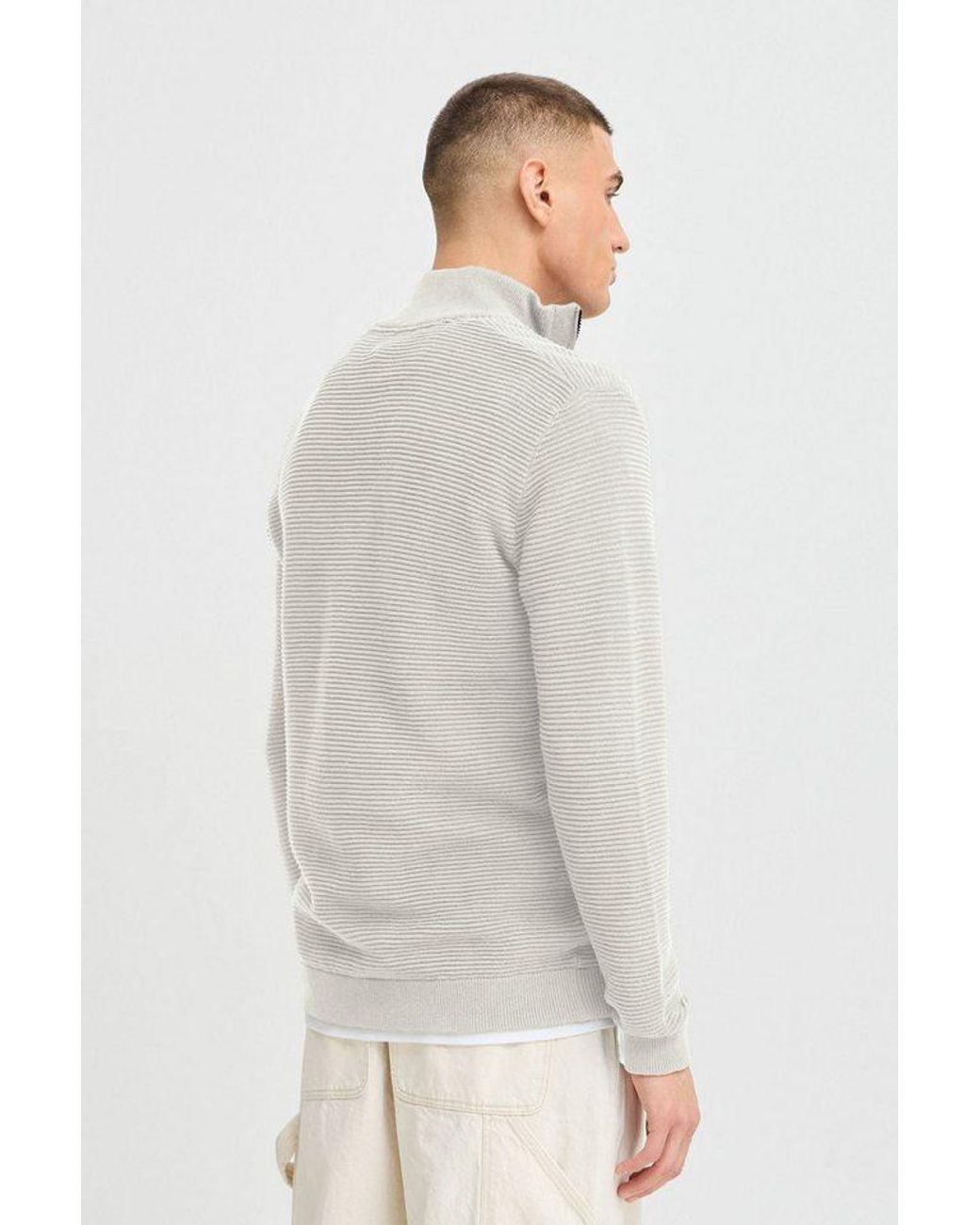 Solid Troyer Sdvalencia Modischer Pullover in White für Herren