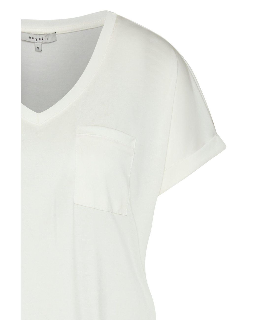 Bugatti T-Shirt in einem Kimono-Style in Weiß | Lyst DE