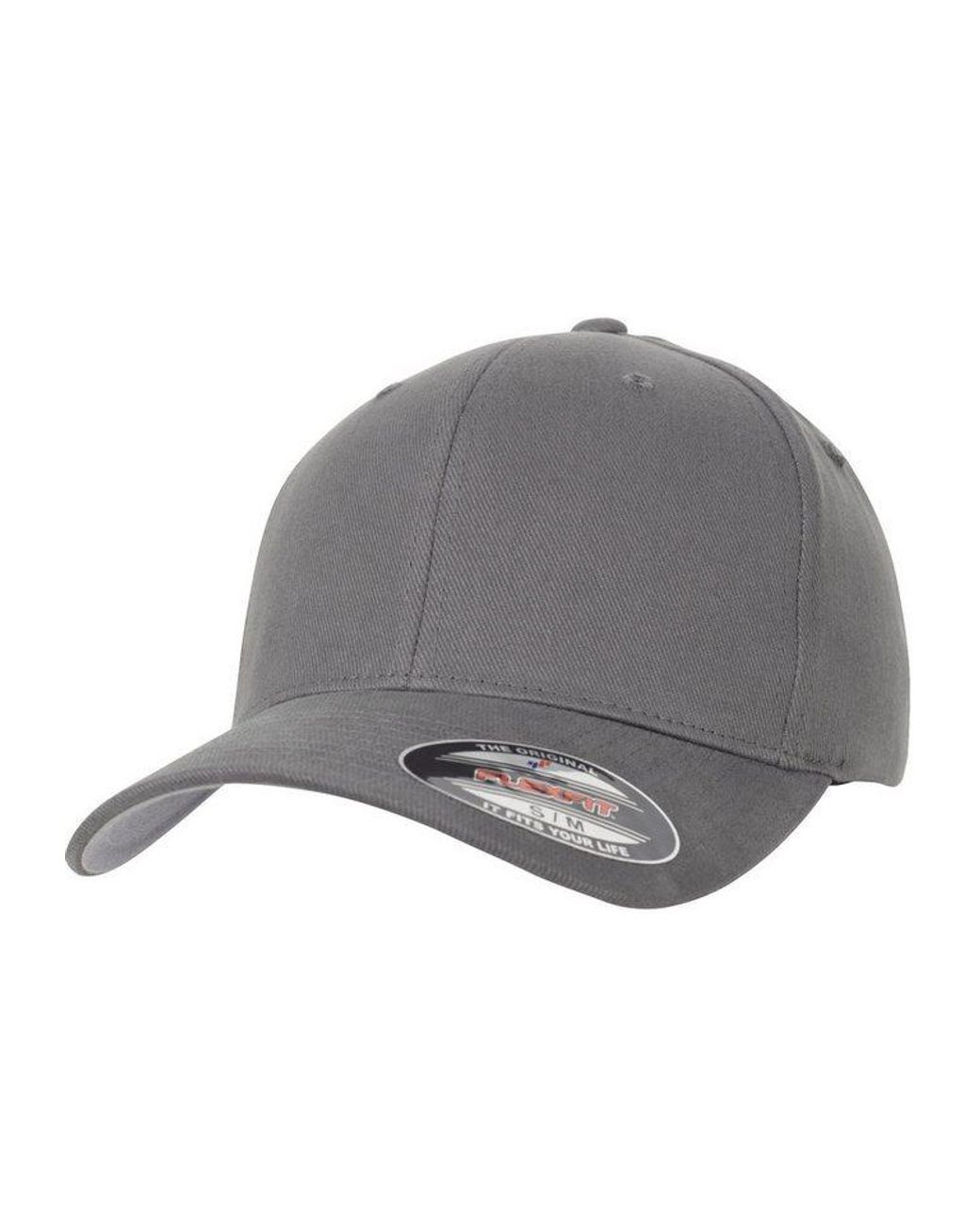 Flexfit Gray Flex Cap Accessoires Brushed Twill