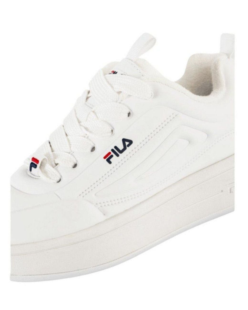 Fila White Superbubble Weiss Damen Sneaker