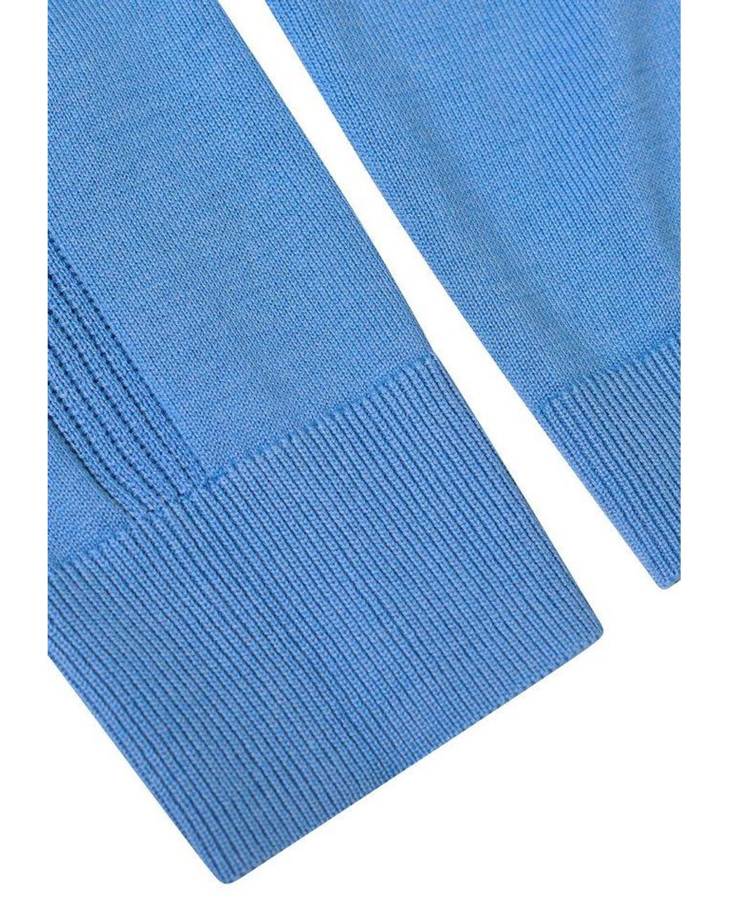 Cecil Blue Strickpullover Nos_Basic V-Neck Pullover