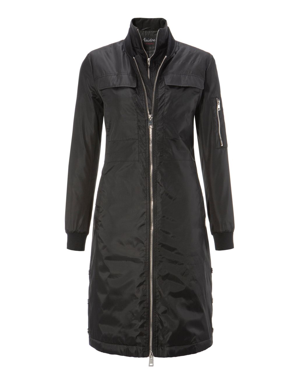 Aniston CASUAL Kurzmantel mit vielen Reißverschlüssen und Taschen in  Schwarz | Lyst DE