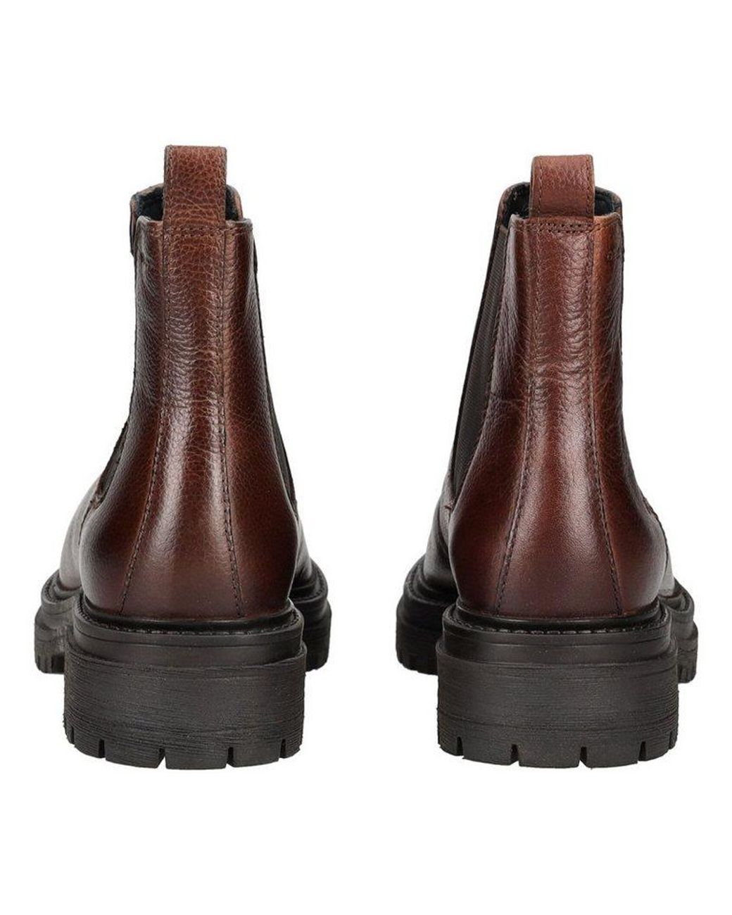 Geox Brown Stiefelette Leder/Textil Stiefelette