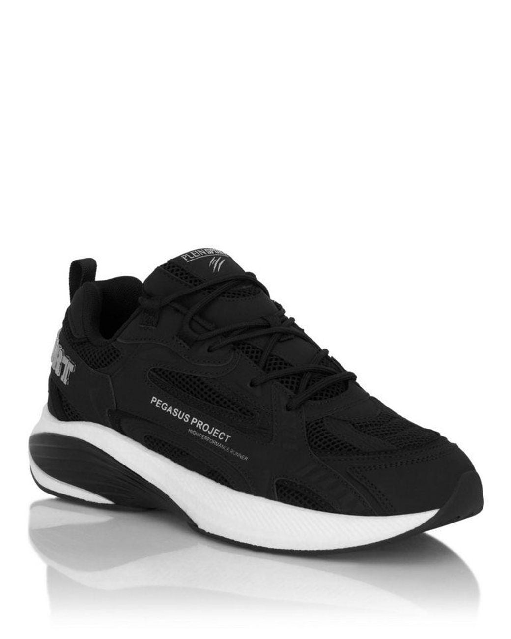 Philipp Plein Black Pegasus Sneaker