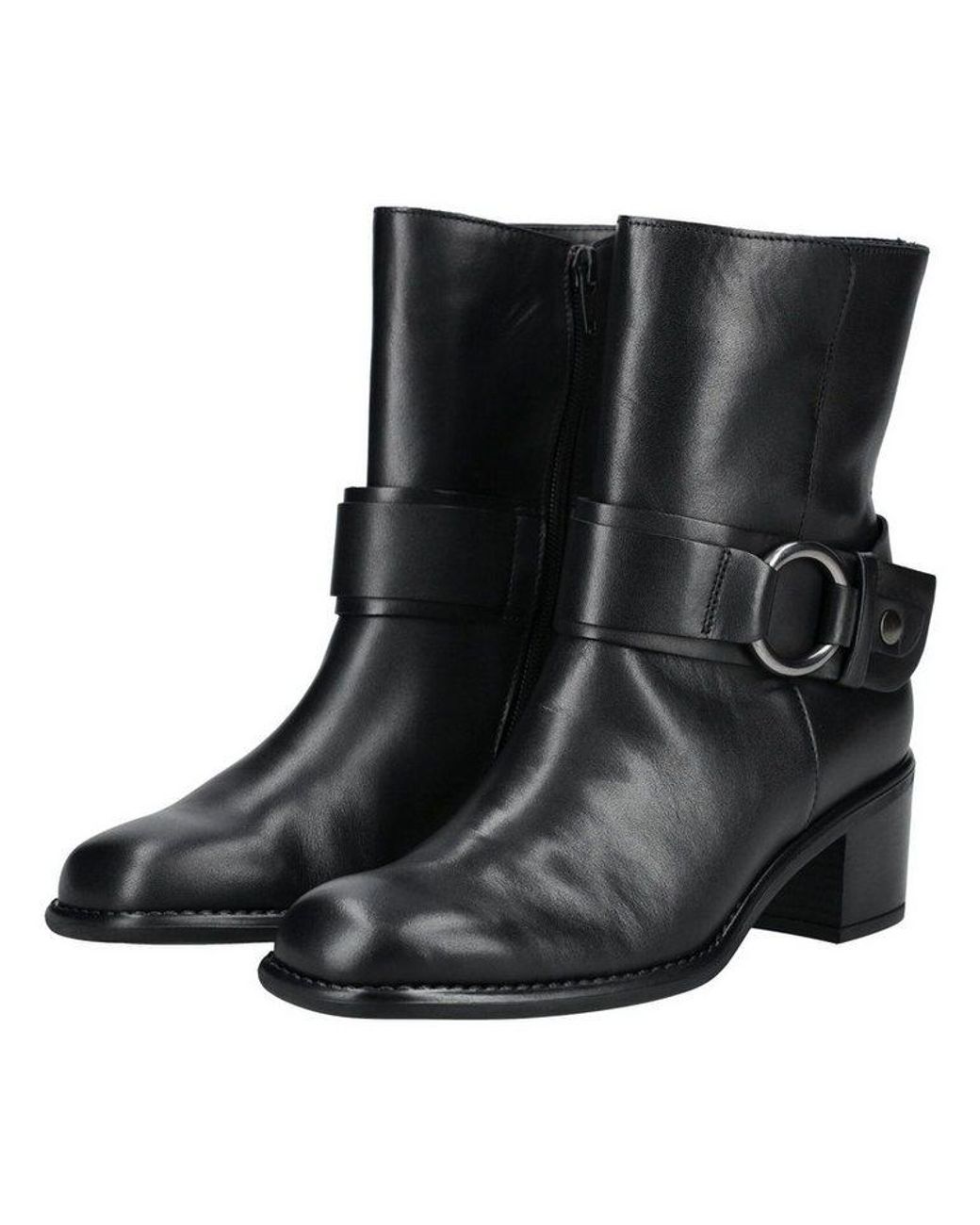 Gabor Black Stiefelette Glattleder Stiefelette