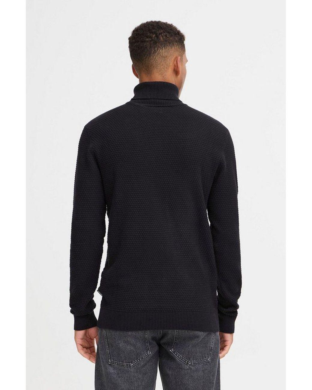 Blend Rollkragenpullover Bhredhill Stilvoller Basic Strickpullover Mit Rollkragen in Blue für Herren