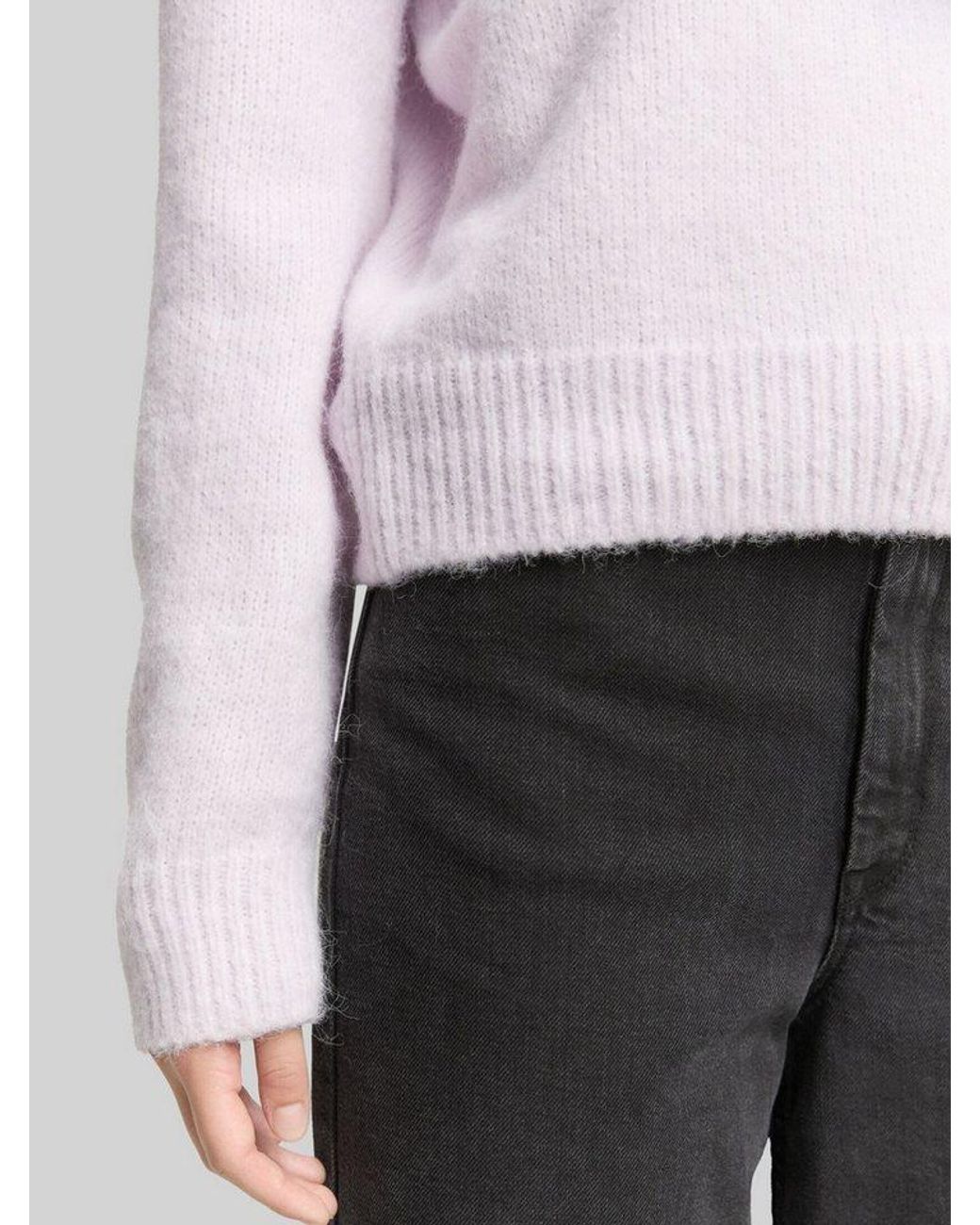 Tom Tailor White Strickpullover Pullover & Strickjacken Oversize Strickpullover