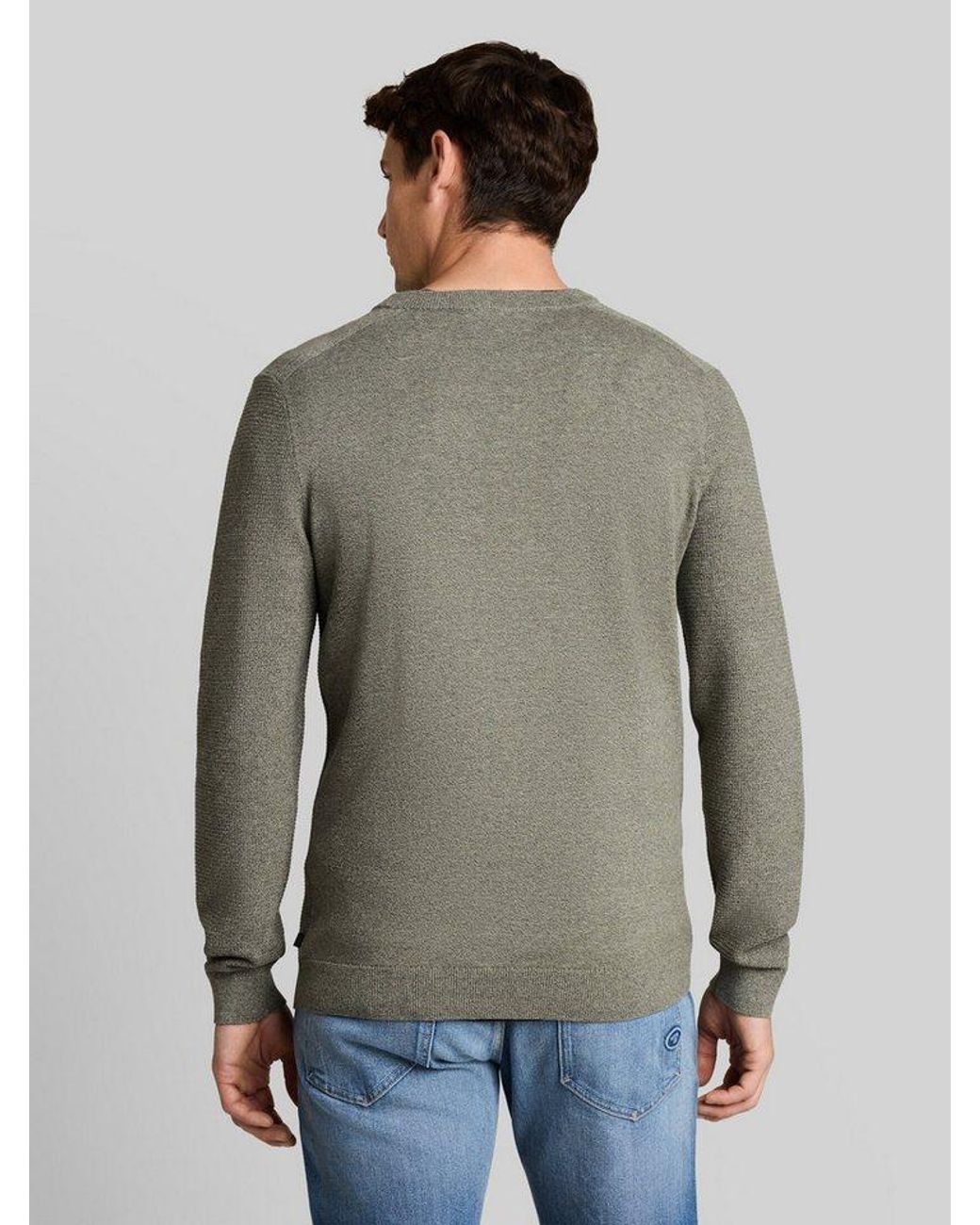 Tom Tailor Strickpullover Pullover & Strickjacken Strickpullover Aus Baumwolle in Gray für Herren