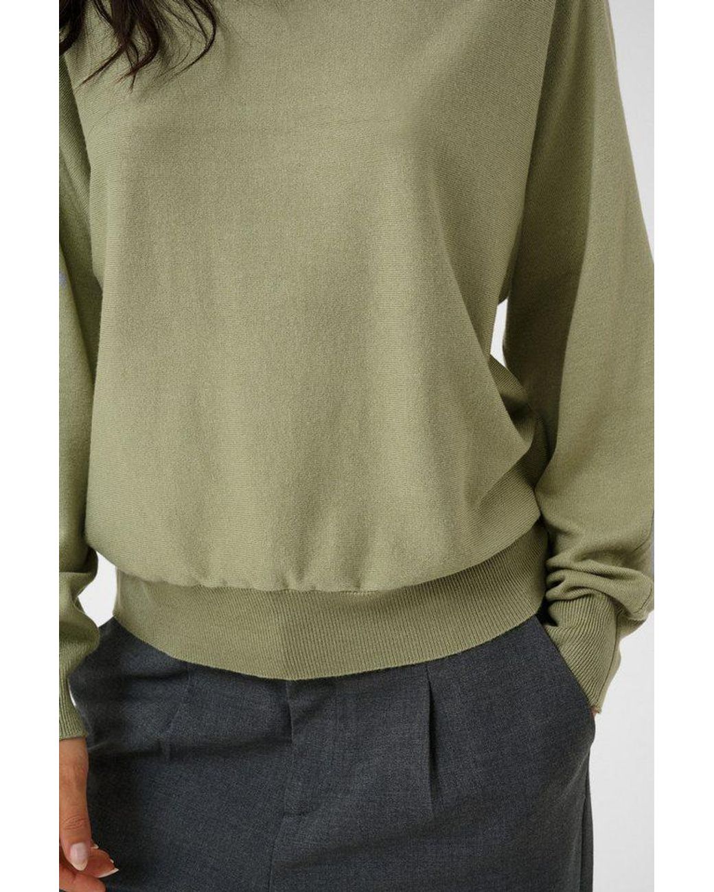 Kaffe Green Strickpullover Strickpullover Kalizza