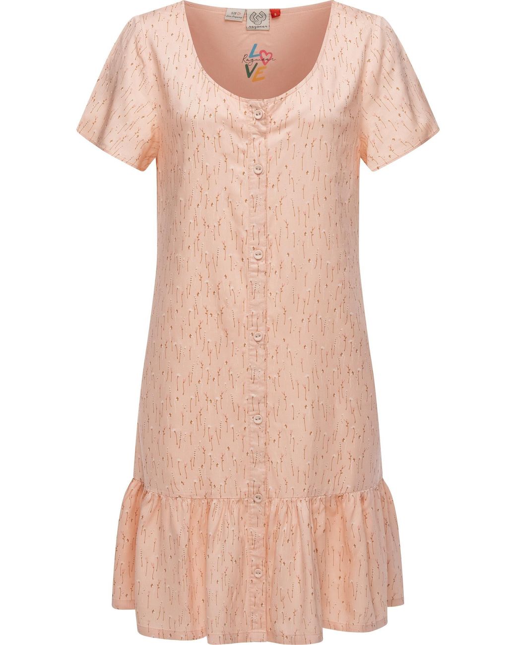 Ragwear Druckkleid Fialina luftiges Sommerkleid mit süßem Blumenprint in  Pink | Lyst DE
