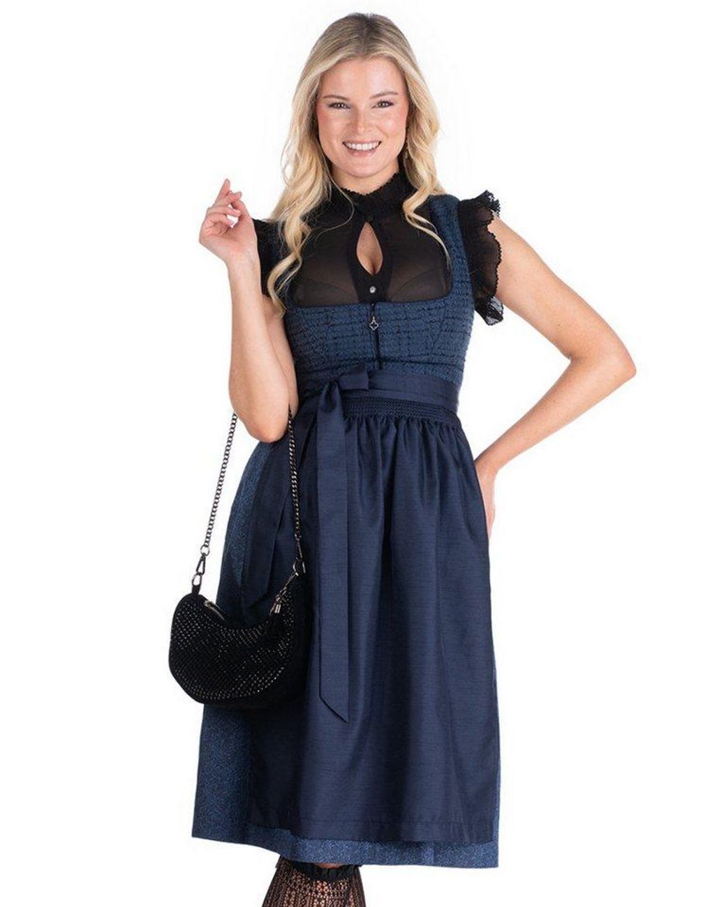 hammerschmid Black Dirndlbluse Dirndlbluse