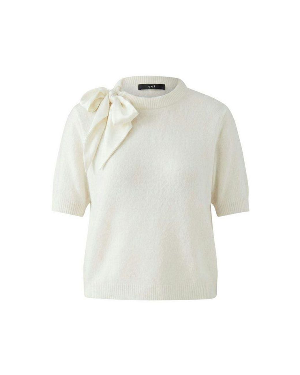 Ouí White Strickpullover