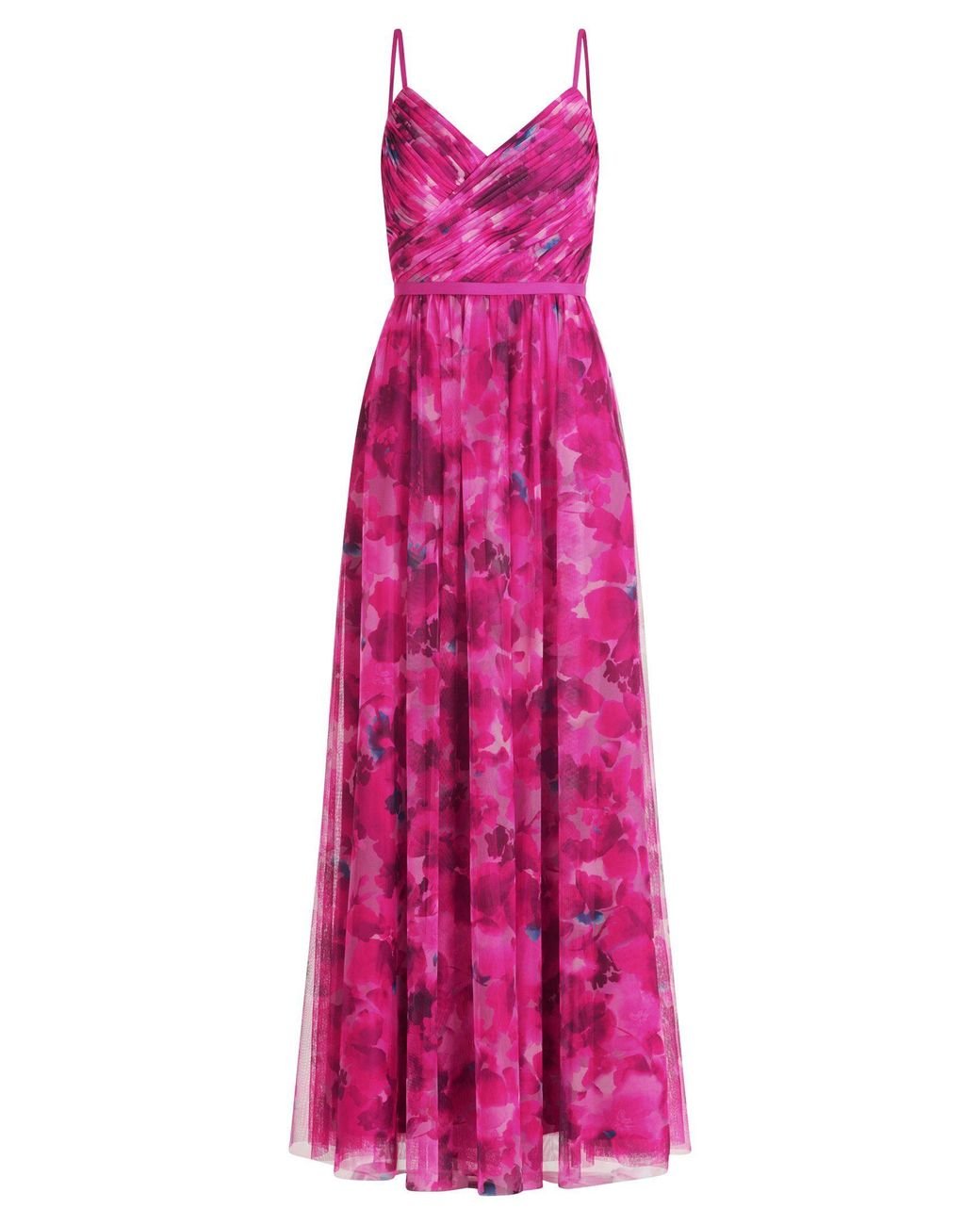 Vera Mont Abendkleid Kleid Lang ohne Arm in Pink | Lyst DE