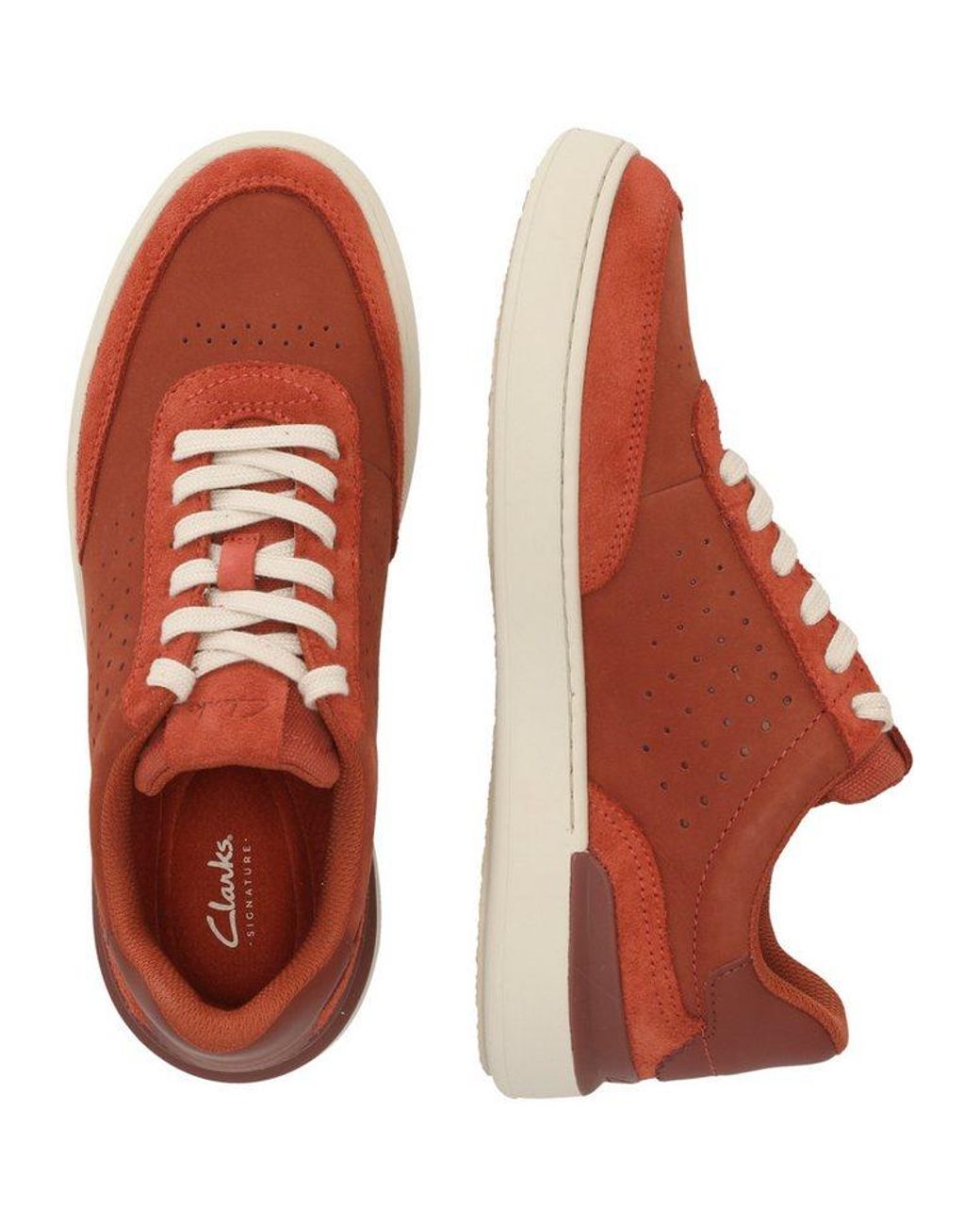 Clarks Courtlite Sneaker in Red für Herren