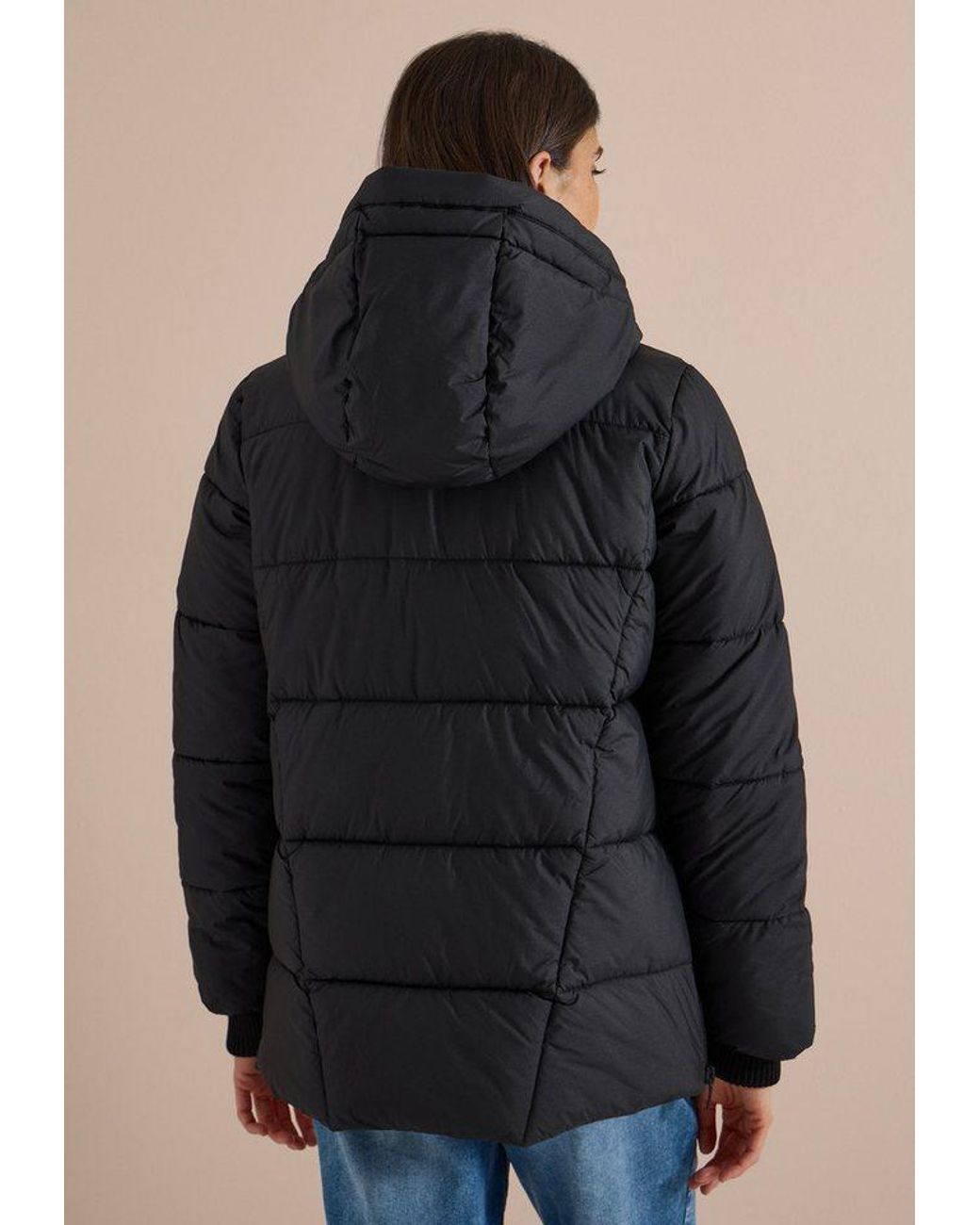 Cecil Black Softshelljacke Mit Kapuze