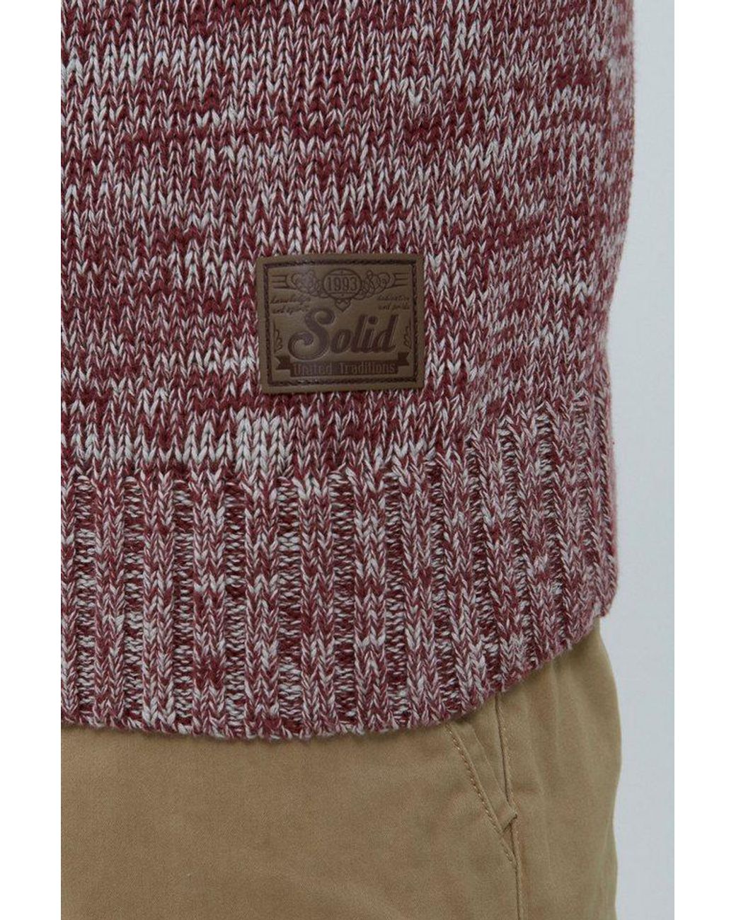 Solid Troyer Sdphilostrate Strickpulli in Brown für Herren