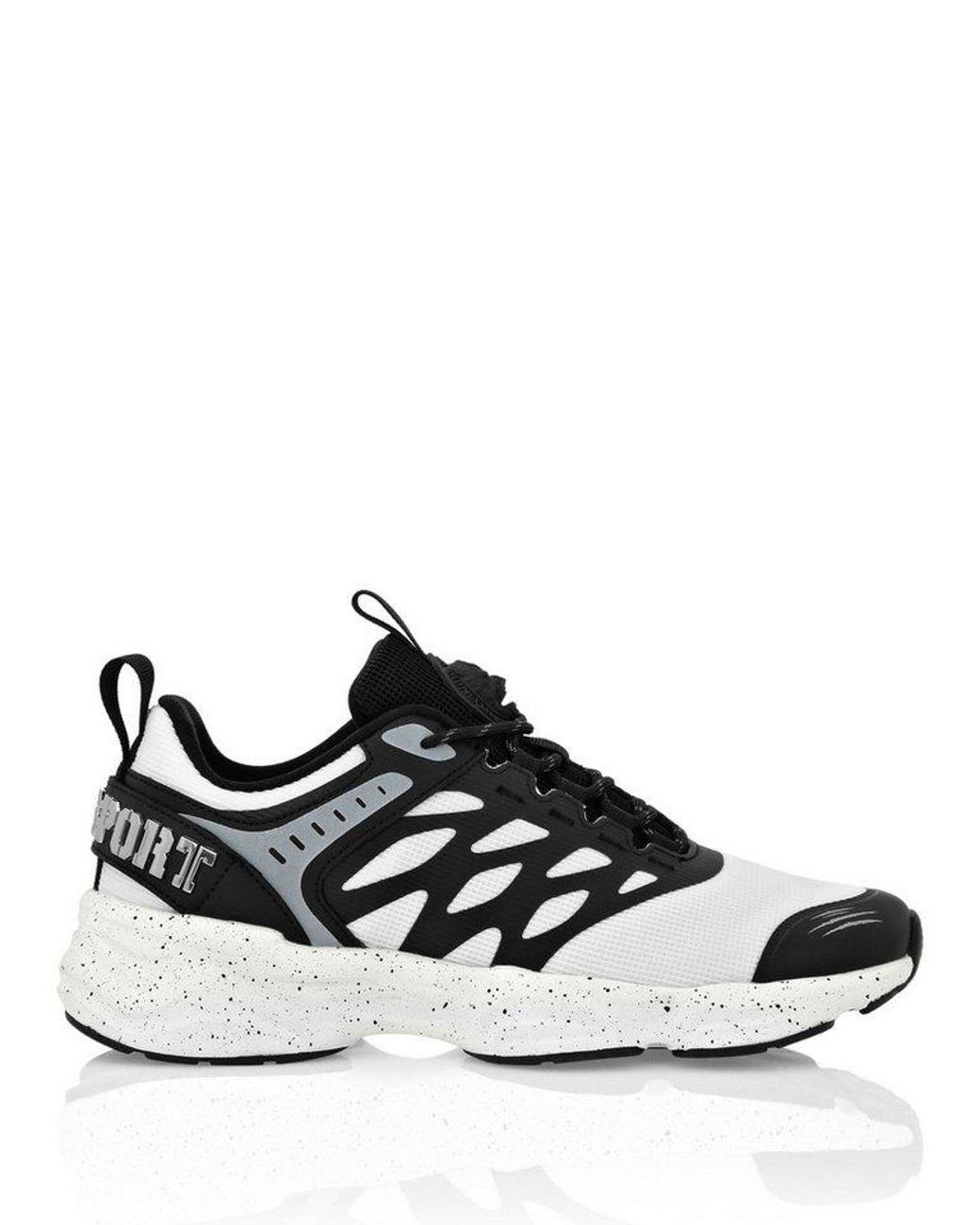 Philipp Plein Black Scratch Sneaker