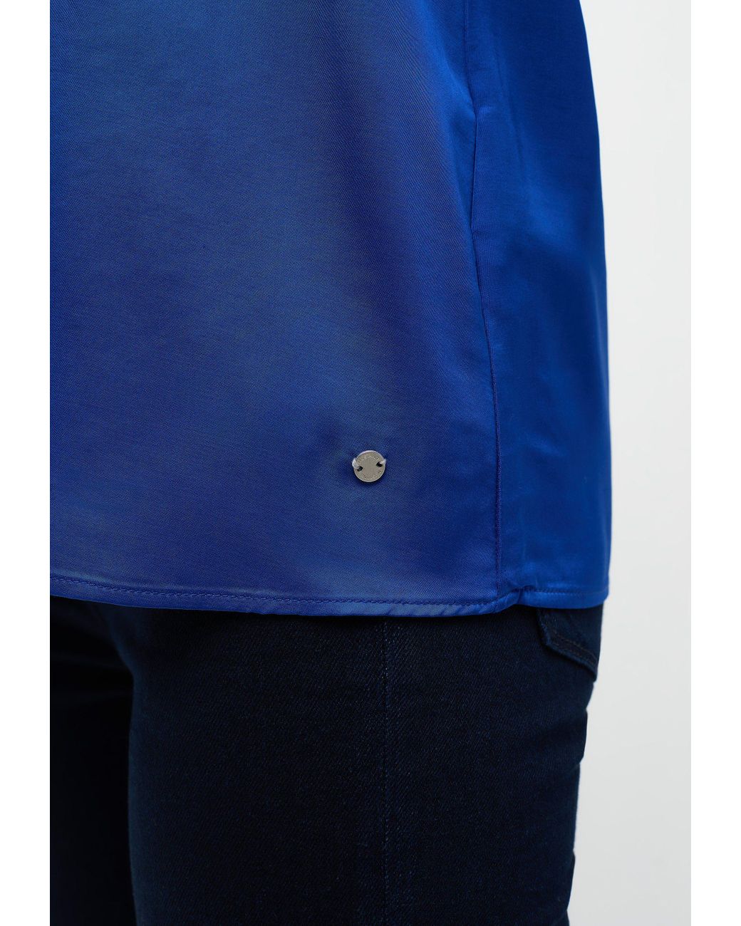 Mustang Langarmbluse Bluse in Blau | Lyst DE