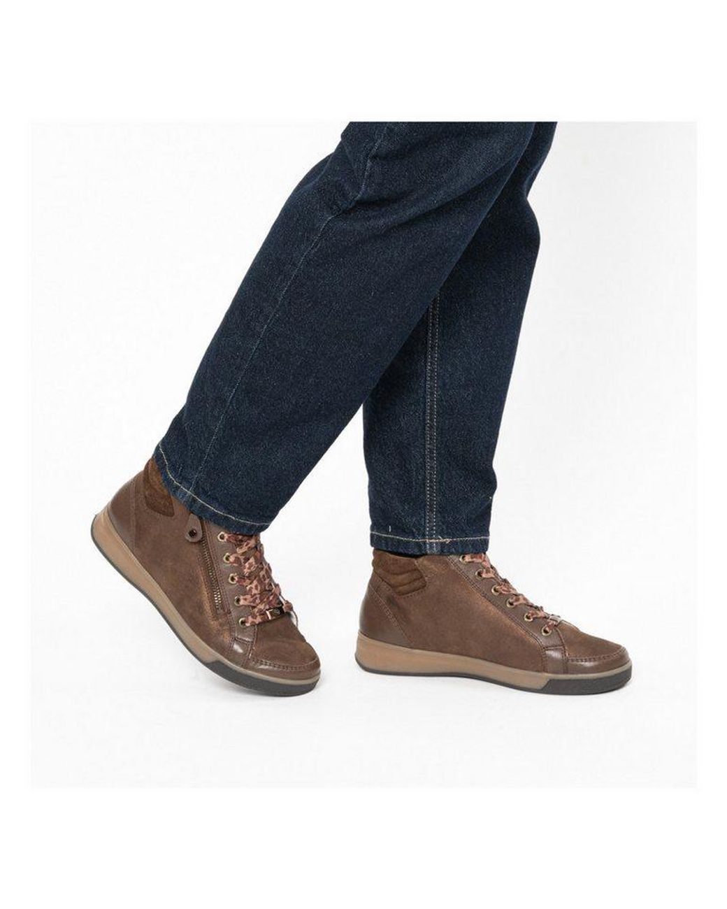 Ara Brown Sneaker Leder Sneaker