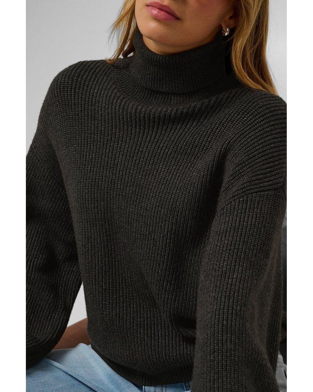 Kaffe Black Strickpullover Strickpullover Kabarbara