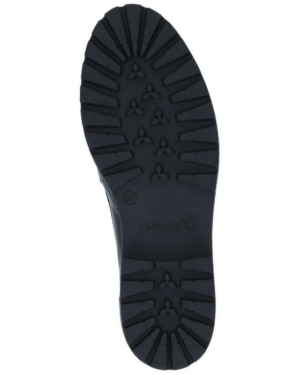 Caprice Black Slipper Leder Slipper