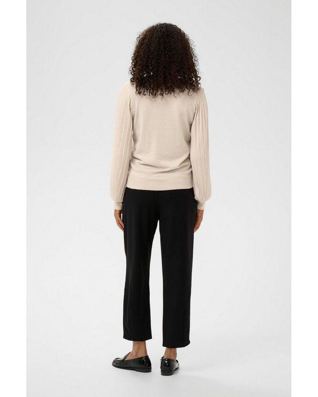 Kaffe Black Strickpullover Strickpullover Karegina