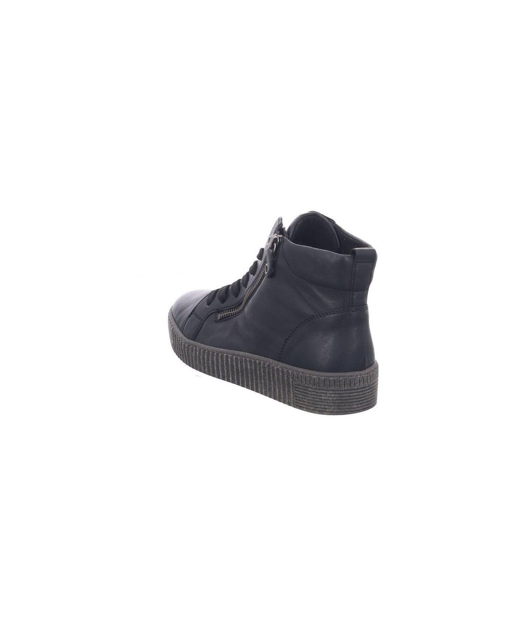 Gabor Black Sneaker Midcut