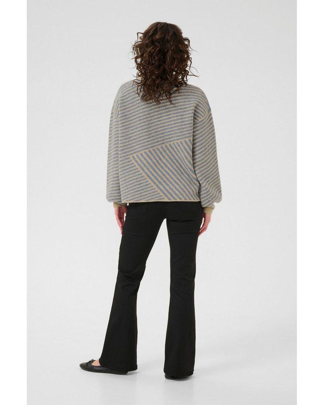 Kaffe Gray Strickpullover Strickpullover Kaverana