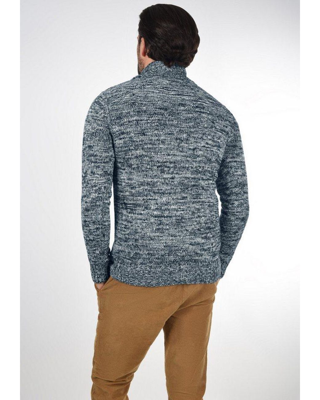 Solid Strickpullover Sdphil Strickpulli in Blue für Herren