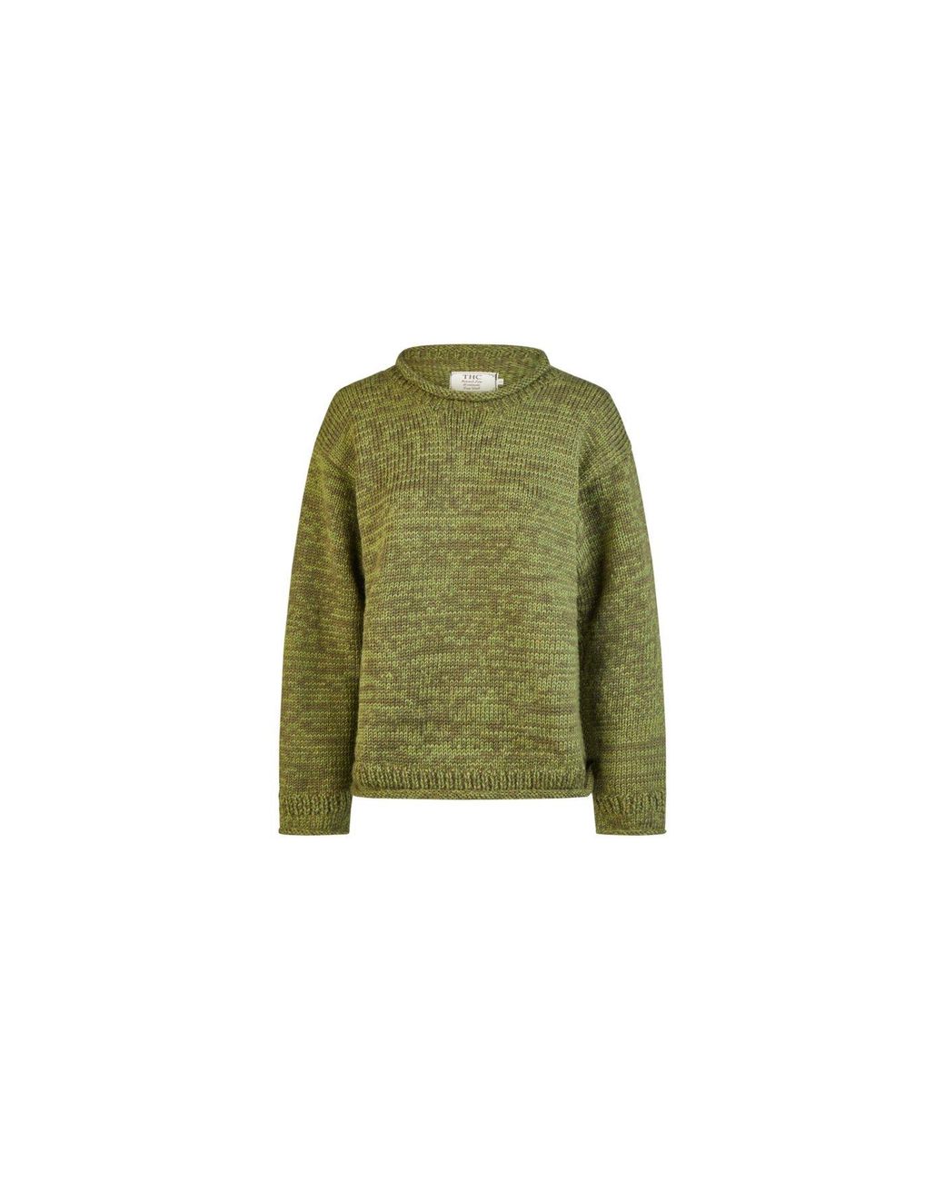 THC Natural Line Green Strickpullover Thc Schafwoll Strickpullover 720 (1 Stück, 1-Tlg. 1 Stück) Weiche Schurwolle