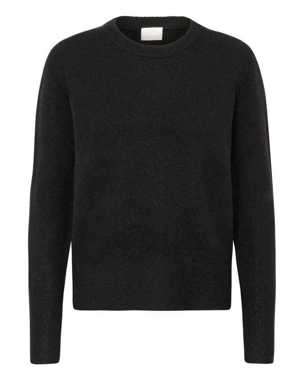 Kaffe Black Strickpullover Strickpullover Kaniel