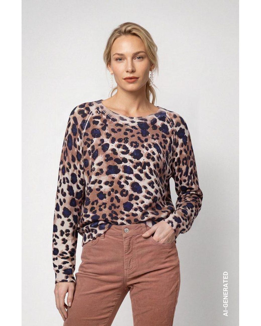 Monari Multicolor Strickpullover Pullover